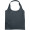 Bungalow faltbare Polyester Tragetasche 7L, kohle
