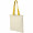 Nevada 100 g/m² Baumwoll Tragetasche 7L, natur, gelb