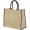 Harry farbige Jute Tragetasche 25L, natur, schwarz