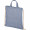 Pheebs 210 g/m² recycelter Turnbeutel 6L, meliertes blau