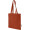 Madras 140 g/m² Baumwoll Tragetasche aus GRS recycelter Baumwolle, 7L, ziegelstein