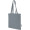 Madras 140 g/m² Baumwoll Tragetasche aus GRS recycelter Baumwolle, 7L, grau