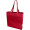 Odessa 220 g/m² GRS recycelte Baumwoll Tragetasche 13L, rot