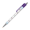 BATAM Kugelschreiber Chrome mit farbigen Akzenten, inkl. Vollfarb-Druck, dunkelviolett