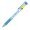 DELOS Kugelschreiber Bright und gelben Textmarker, inkl. Vollfarb-Druck, hellblau