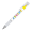 DELOS Kugelschreiber Bright und gelben Textmarker, inkl. Vollfarb-Druck, weiß