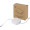 Gloas Aufrollbares 5 in 1 Kabel aus Recyclingmaterial mit Datensynchronisierung und 100 W Schnellladefunktion sowie Smartphone Toolkit, weiß