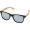 Hue Sonnenbrille mit Bambusbügeln, silber