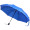 Agnes 21" faltbarer RPET-Regenschirm mit automatischer Öffnung, royalblau