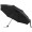 Aaron 23'' faltbarer manueller Regenschirm, schwarz
