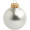 Individuell bedruckbare Glas-Christbaumkugel, EXPRESS-Versand, 7cm, 40er Karton, silber matt