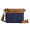 Reißverschluss-Tasche LIFE, marine-braun