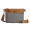 Reißverschluss-Tasche LIFE, grau-braun