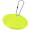 RFX™ H-12 Reflektierender, großer, runder Anhänger, neongelb