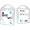 MyKit Flugzeug Reiseset, weiß