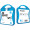MyKit Flugzeug Reiseset, blau