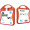 MyKit Flugzeug Reiseset, rot