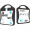 MyKit Flugzeug Reiseset, schwarz