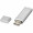 Flat USB-Stick, silber, 1GB