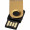 Mini USB-Stick, gold, 1GB