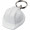 Kolt Schutzhelm Schlüsselanhänger aus recyceltem Material, weiß