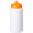 Baseline Rise 500 ml Sportflasche, weiß, orange