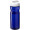 H2O Active® Base Tritan™ 650 ml Sportflasche mit Klappdeckel, blau, weiß