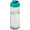 H2O Active® Base Tritan™ 650 ml Sportflasche mit Klappdeckel, transparent klar, aquablau