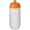 HydroFlex™ Clear 500 ml Squeezy Sportflasche, orange, klar mattiert