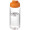 H2O Active® Octave Tritan™ 600-ml-Sportflasche mit Klappdeckel, transparent klar, orange