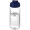 H2O Active® Octave Tritan™ 600-ml-Sportflasche mit Klappdeckel, transparent klar, blau