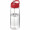 H2O Active® Octave Tritan™ 600 ml Sportflasche mit Ausgussdeckel, transparent, rot