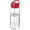 H2O Active® Octave Tritan™ 600 ml Sportflasche mit Ausgussdeckel, transparent klar, rot