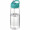 H2O Active® Octave Tritan™ 600 ml Sportflasche mit Ausgussdeckel, transparent, aquablau