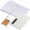 Notizbuch mit Steckfach A5, weiss