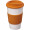 Americano® 350 ml Isolierbecher mit Schutzring, orange, weiß