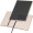 A5 Notizbuch mit Softcover, schwarz