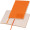 A5 Notizbuch mit Softcover, orange