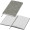 A5 Notizbuch mit Soft Cover BETH, grau