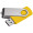 USB Stick Twister, gelb