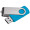 USB Stick Twister, hellblau
