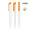 senator Super Hit Polished Basic Druckkugelschreiber, weiß, orange