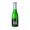 Sekt Cuvée Piccolo - Flasche grün - Kapselfarbe Silber, 0,2 l