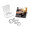 Geschenkartikel: ROMINOX® Key Tool Bicycle / Fahrrad (19 Funktionen) im Motiv-Mäppchen Große Helden