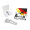 Geschenkartikel: ROMINOX® Key Tool Lion (22 Funktionen) im Motiv-Mäppchen Deutschland Fan Jubelverstärker
