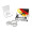 Geschenkartikel: ROMINOX® Key Tool Tractor/Traktor (18 Funktionen) im Motiv-Mäppchen Deutschland Fan Jubelverstärker