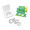 Geschenkartikel: ROMINOX® Key Tool Bicycle / Fahrrad (19 Funktionen) im Motiv-Mäppchen Frohe Ostern