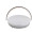 Prixton 10W 4-in-1 Bluetooth®-Lautsprecher mit LED-Licht und kabelloser Ladestation, weiß
