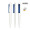 senator Headliner Polished Basic Drehkugelschreiber, weiß, marineblau