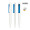 senator Headliner Polished Basic Drehkugelschreiber, weiß, hellblau